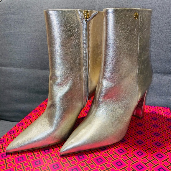Tory Burch Metallic Boot (NWT)! - Picture 7 of 10